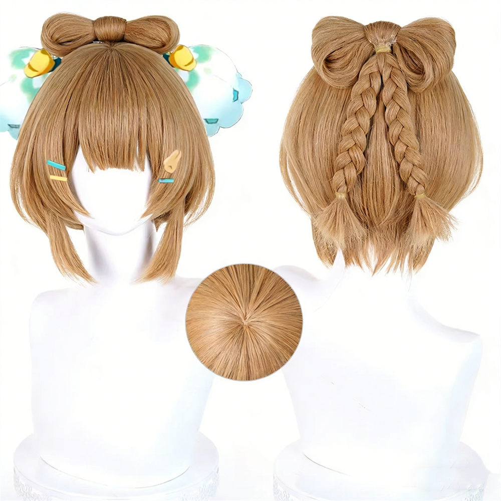 【In Stock】Game Genshin Impact Cosplay Yaoyao Cosplay Wig