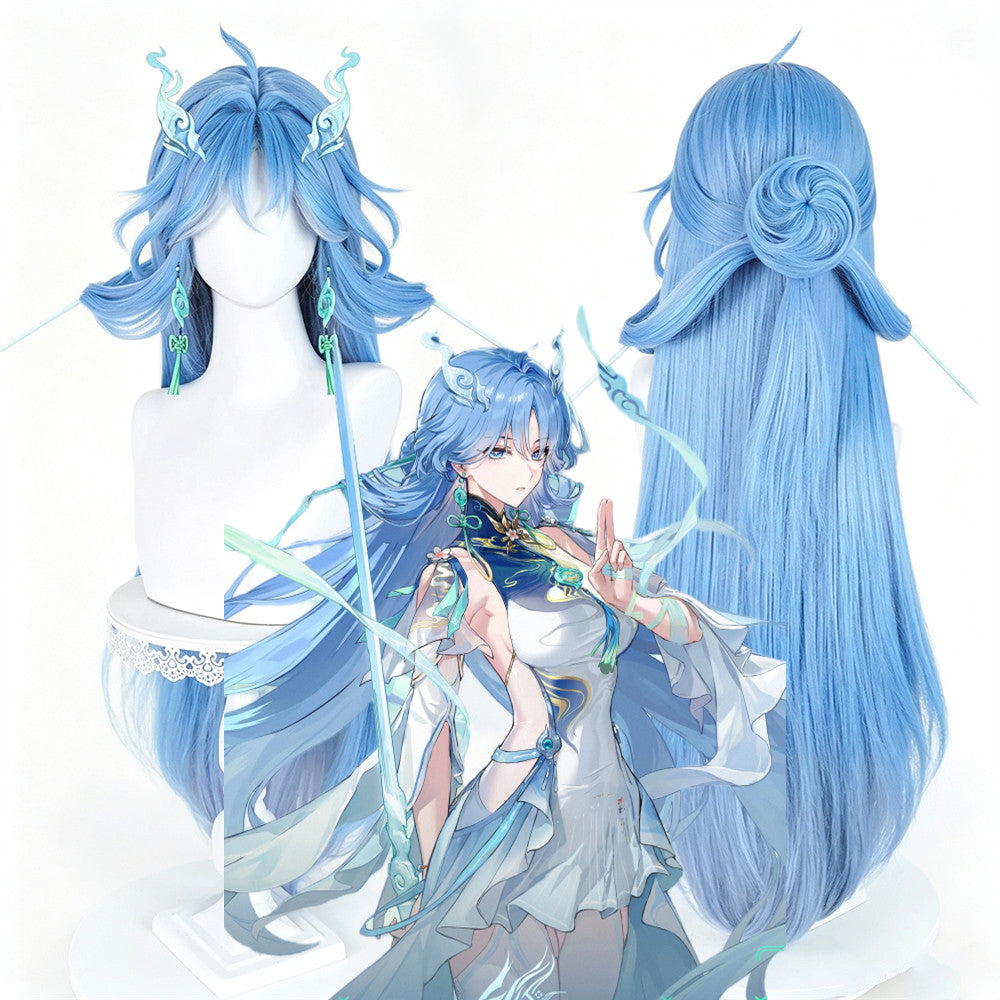 【In Stock】Game Wuthering Waves Cosplay Qingxiao Cosplay Wig