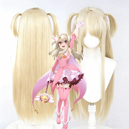 【In Stock】Anime Fate/kaleid liner Prisma Illya Cosplay Illyasviel von Einzbern Cosplay Wig
