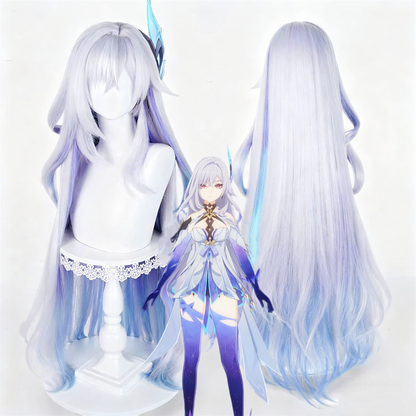 【In Stock】Game Genshin Impact Cosplay Skirk Void Star Cosplay Wig