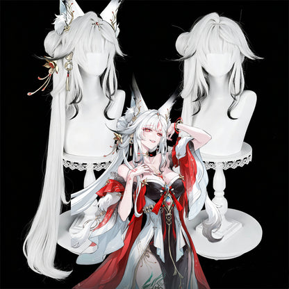 【In Stock】Game Wuthering Waves Cosplay The Moon Fox Hsin Cosplay Wig