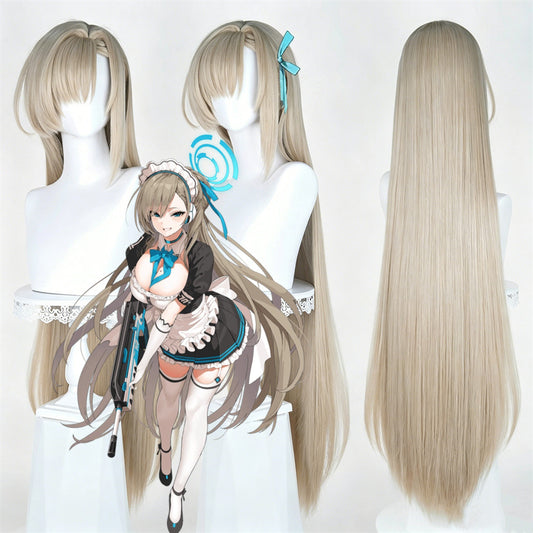 【In Stock】Game ブルーアーカイブ Blue Archive Cosplay Ichinose Asuna Cosplay Wig