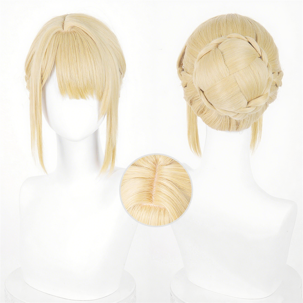 【In Stock】Game Zenless Zone Zero Cosplay Evelyn Chevalier Cosplay Wig