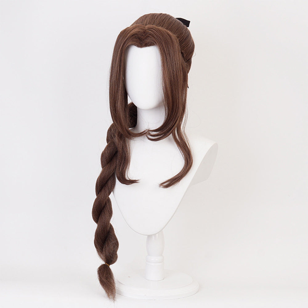 【In Stock】Game Final Fantasy VII Cosplay Aerith Gainsborough Cosplay Wig