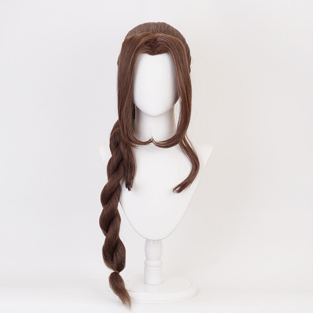 【In Stock】Game Final Fantasy VII Cosplay Aerith Gainsborough Cosplay Wig