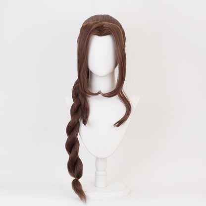 【In Stock】Game Final Fantasy VII Cosplay Aerith Gainsborough Cosplay Wig