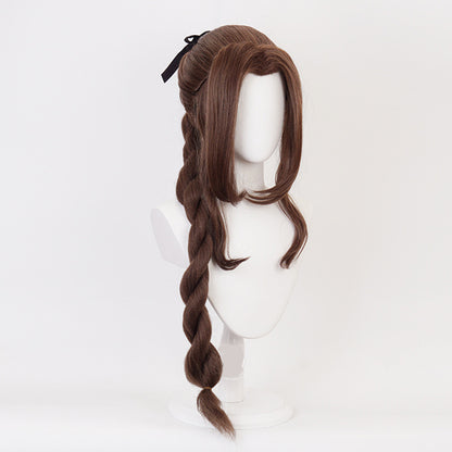【In Stock】Game Final Fantasy VII Cosplay Aerith Gainsborough Cosplay Wig