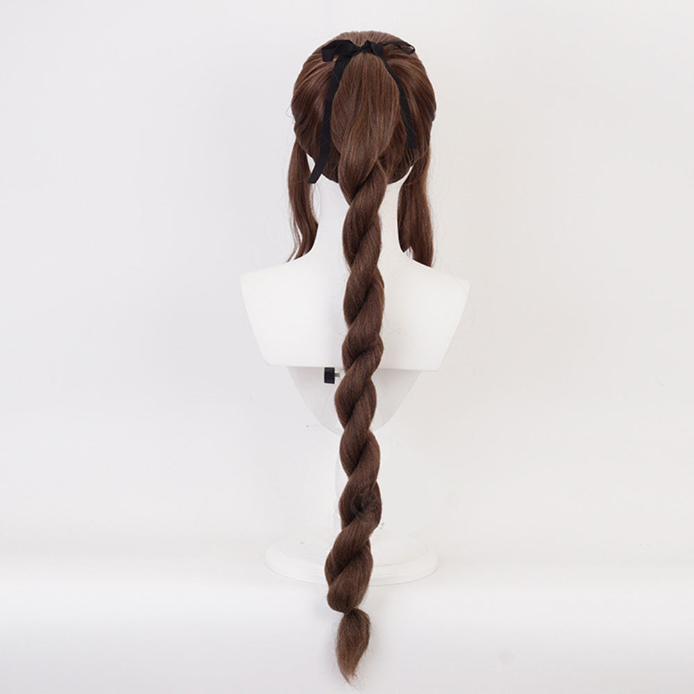 【In Stock】Game Final Fantasy VII Cosplay Aerith Gainsborough Cosplay Wig