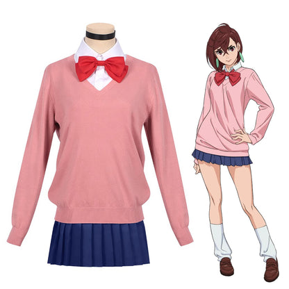 【In Stock】Anime Dandadan Cosplay Momo Ayase School Uniform Cosplay Costume
