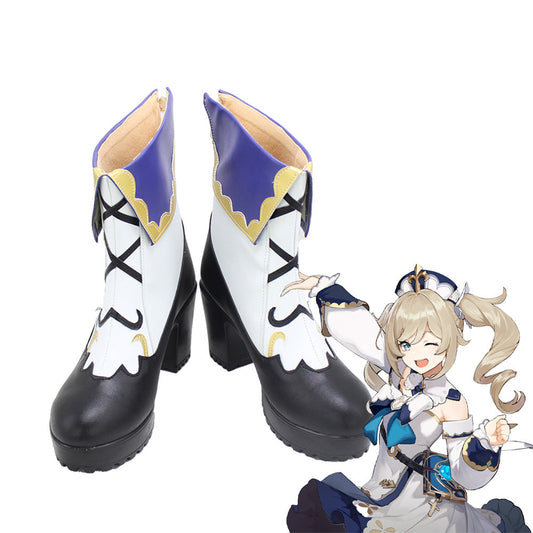 Game Genshin Impact Cosplay Barbara Cosplay Shoes - Cosplay Shoes Boots