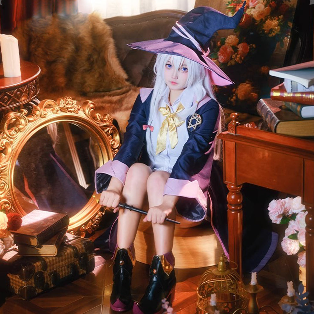 【In Stock】Anime Wandering Witch: The Journey of Elaina Cosplay Elaina Cosplay Costume