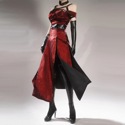 【In Stock】Game Love and Deepspace Cosplay Evol Cosplay Costume Red Dress