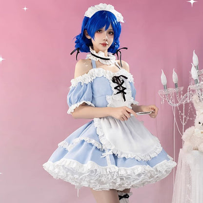 【In Stock】Anime Mermaid Melody Pichi Pichi Pitch Cosplay Hanon Hosho Maid Cosplay Costume