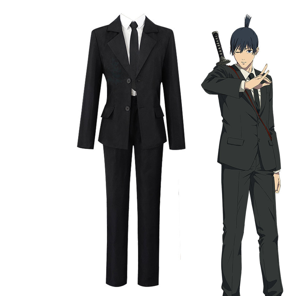 【In Stock】Anime Chainsaw Man Cosplay Hayakawa Aki Cosplay Costume - Cosplay Costumes