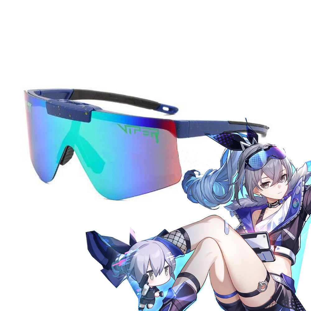 【In Stock】MiukoCosplay Game Honkai: Star Rail Cosplay Stellaron Hunters Silver Wolf Sunglasses Accessory Prop - Cosplay