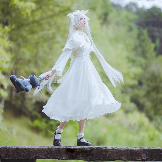 【In Stock】Anime Yosuga no Sora Cosplay Kasugano Sora Cosplay Costume