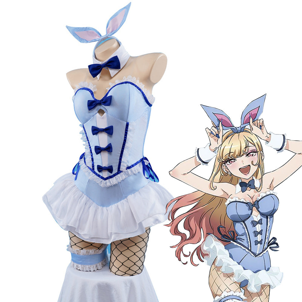 【In Stock】Anime My Dress Up Darling Cosplay Bunny Gril Marin Kitagawa Cosplay Costume - Cosplay Costumes