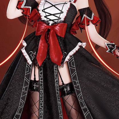 【In Stock】Anime Date A Live Cosplay Kurumi Tokisaki Cosplay Costume Premium Edition