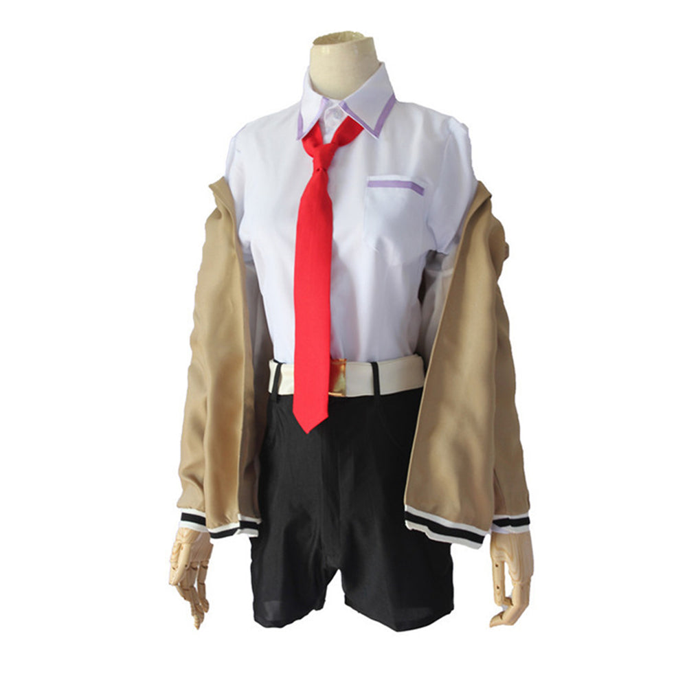 【In Stock】Anime Steins;Gate Cosplay Kurisu Makise Cosplay Costume Plus Size