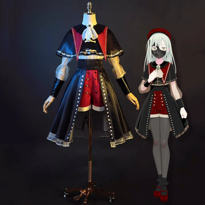 【In Stock】Anime BanG Dream! Ave Mujica Cosplay Mortis Mutsumi Wakaba Cosplay Costume