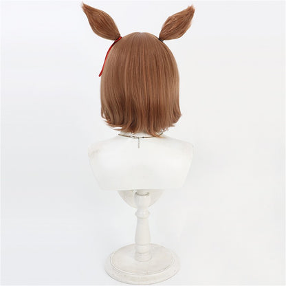 【In Stock】Game Umamusume:Pretty Derby Cosplay ベルノライト Berno Light Cosplay Wig With Ears and Tail