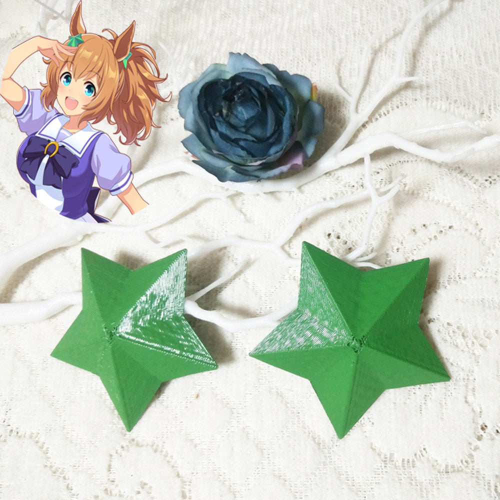 【In Stock】Game Umamusume:Pretty Derby Cosplay タイキシャトル Taiki Shuttle Cosplay Wig With Ears and Tail