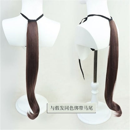 【In Stock】Game Umamusume:Pretty Derby Cosplay ヤマニンゼファー Yamanin Zephyr Cosplay Wig With Ears and Tail