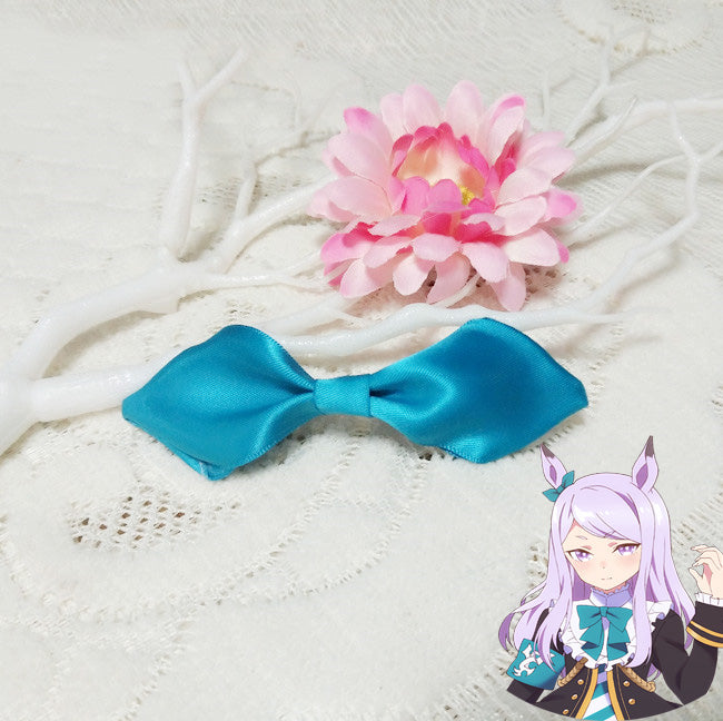 【In Stock】Game Umamusume:Pretty Derby Cosplay Mejiro McQueen Cosplay Wig With Ears and Tail