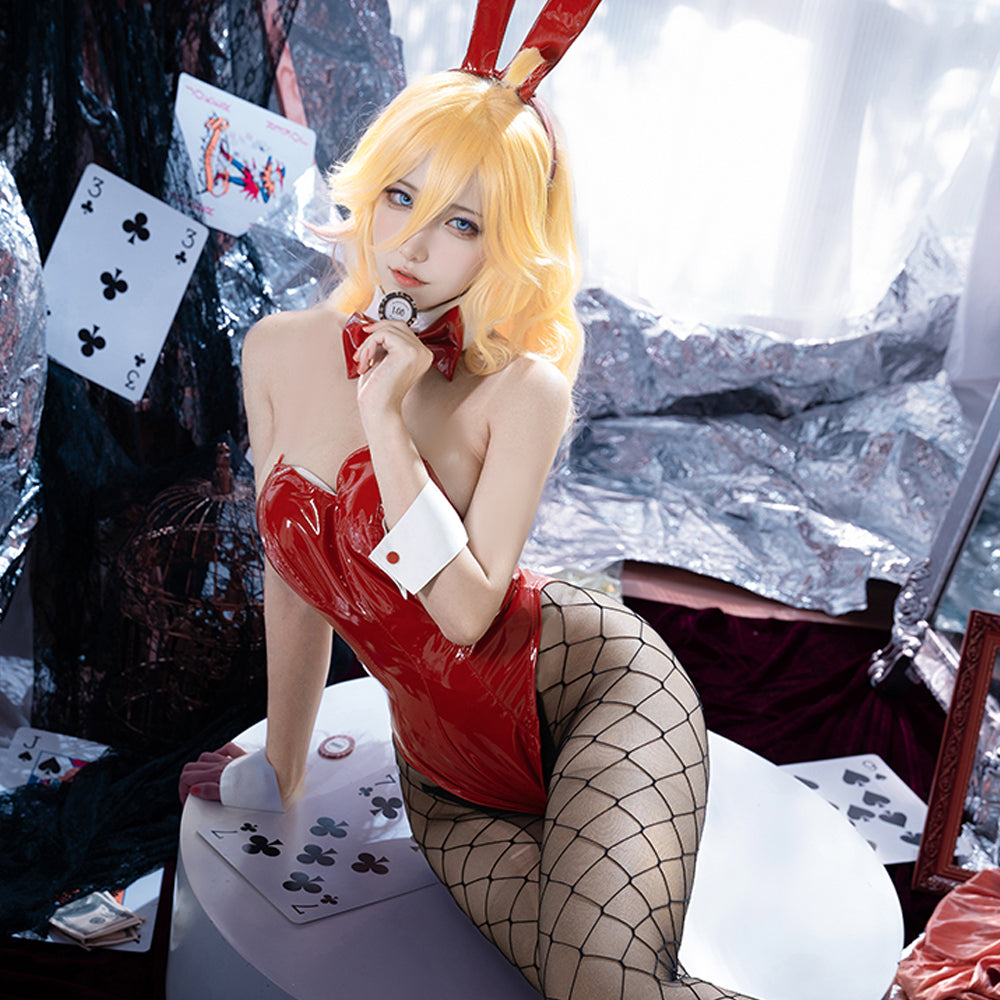 【In Stock】Anime Panty & Stocking with Garterbelt Cosplay Bunny Girl Panty/Stocking Cosplay Costume - Panty / S