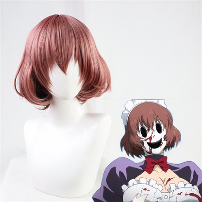 【In Stock】Anime High-Rise Invasion Cosplay Sniper Maid Mask Cosplay Wig