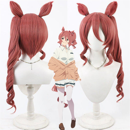 【In Stock】Game Umamusume:Pretty Derby Cosplay ノルンエース Norn Ace Cosplay Wig With Ears and Tail