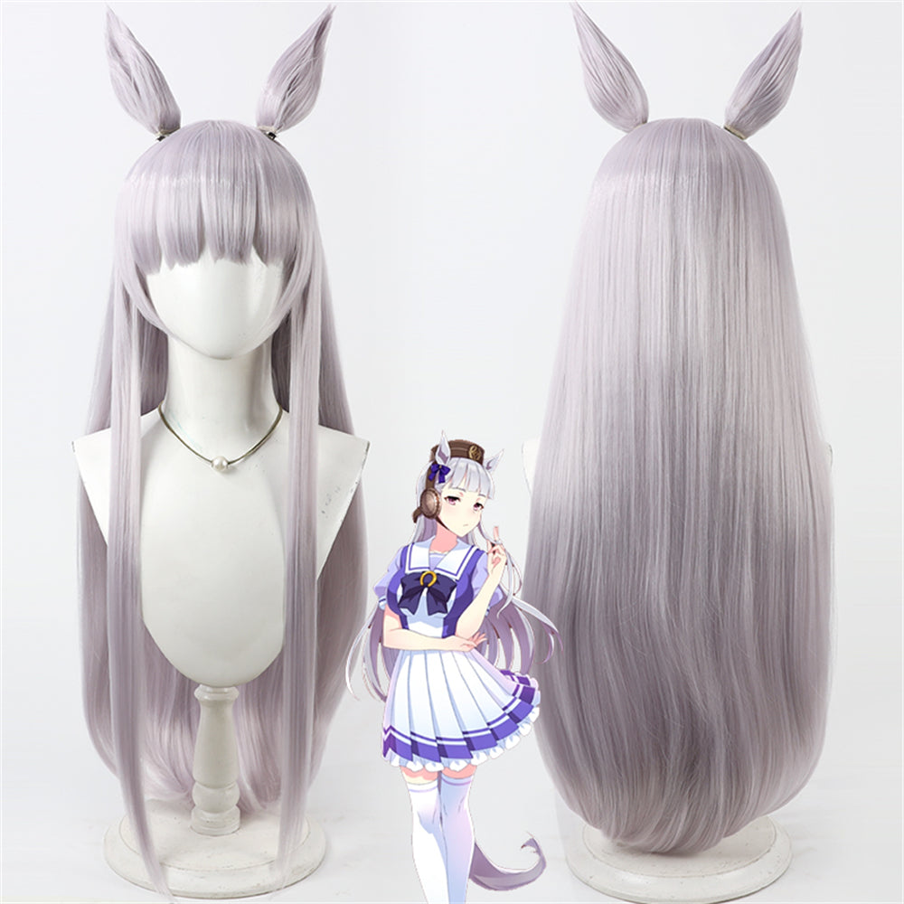 【In Stock】Game Umamusume:Pretty Derby Cosplay ゴールドシップ Gold Ship Cosplay Wig With Ears and Tail