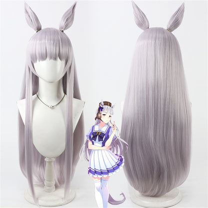 【In Stock】Game Umamusume:Pretty Derby Cosplay ゴールドシップ Gold Ship Cosplay Wig With Ears and Tail