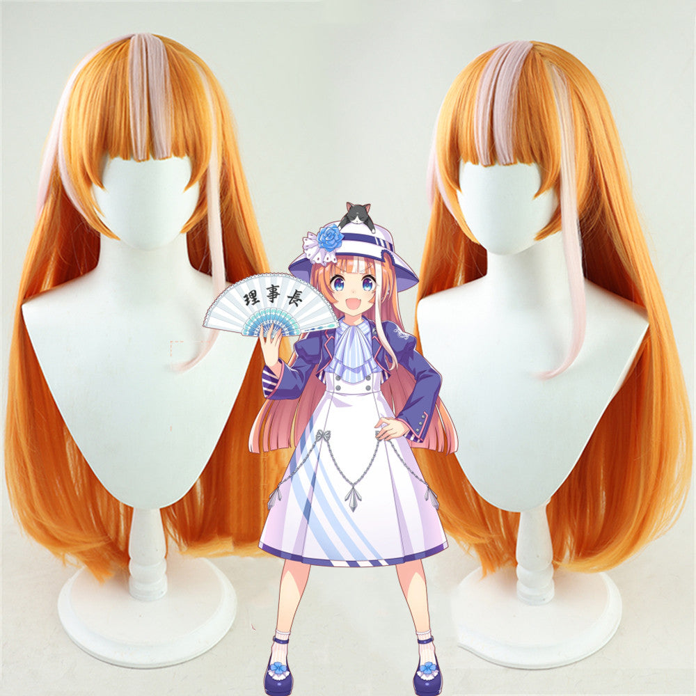 【In Stock】Game Umamusume:Pretty Derby Cosplay 秋川 やよい Yayoi Akikawa Cosplay Wig