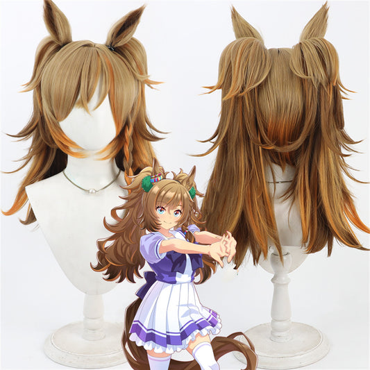 【In Stock】Game Umamusume:Pretty Derby Cosplay ブラストワンピース Blast Onepiece Cosplay Wig With Ears and Tail