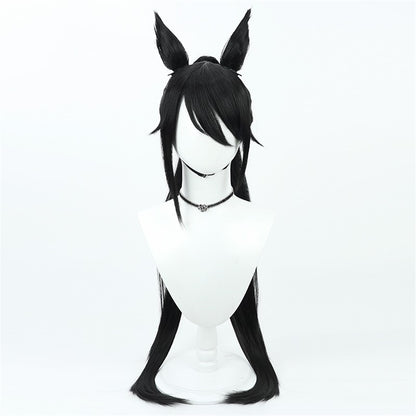 【In Stock】Game Umamusume:Pretty Derby Cosplay シンボリクリスエス Symboli Kris S Cosplay Wig With Ears and Tail