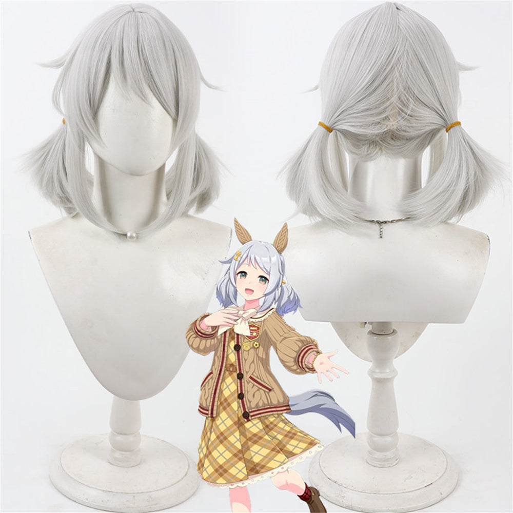 【In Stock】Game Umamusume:Pretty Derby Cosplay Hishi Miracle Cosplay Wig and Tail