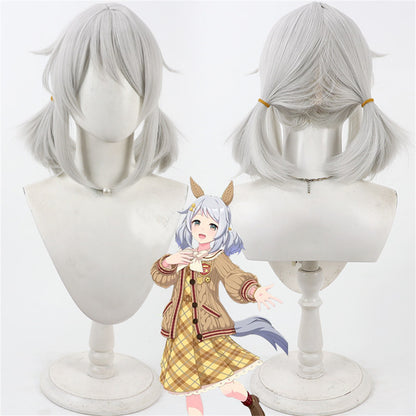 【In Stock】Game Umamusume:Pretty Derby Cosplay Hishi Miracle Cosplay Wig and Tail