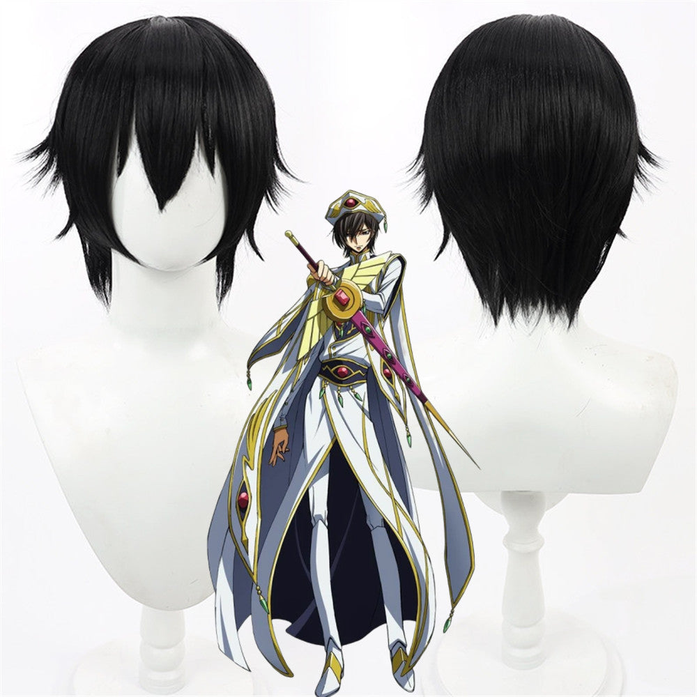 【In Stock】Anime Code Geass Cosplay Lelouch vi Britannia Cosplay Wig