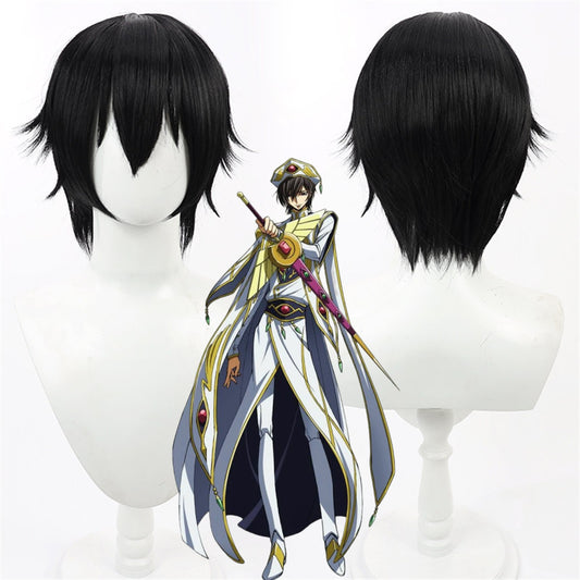 【In Stock】Anime Code Geass Cosplay Lelouch vi Britannia Cosplay Wig
