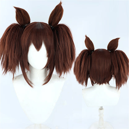 【In Stock】Game Umamusume:Pretty Derby Cosplay イナリワン Inari One Cosplay Wig With Ears and Tail