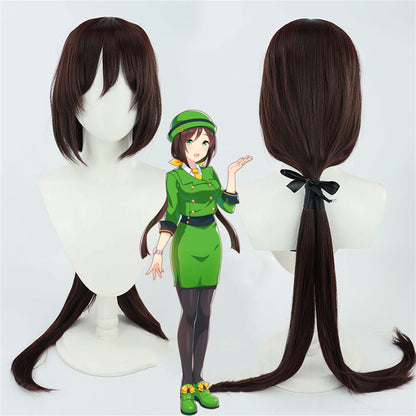【In Stock】Game Umamusume:Pretty Derby Cosplay 하야카와 타즈나 Tazuna Hayakawa Cosplay Wig