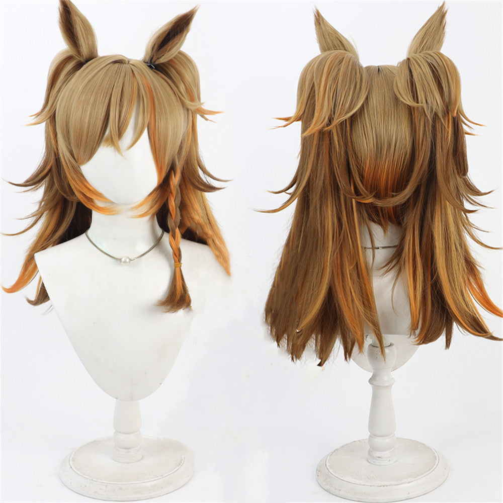【In Stock】Game Umamusume:Pretty Derby Cosplay ブラストワンピース Blast Onepiece Cosplay Wig With Ears and Tail