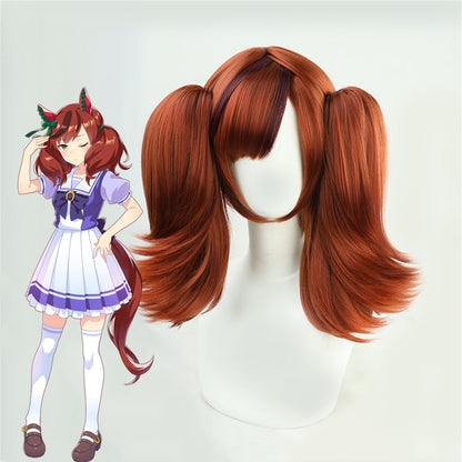 【In Stock】Game Umamusume:Pretty Derby Cosplay ナイスネイチャ Nice Nature Cosplay Wig and Tail