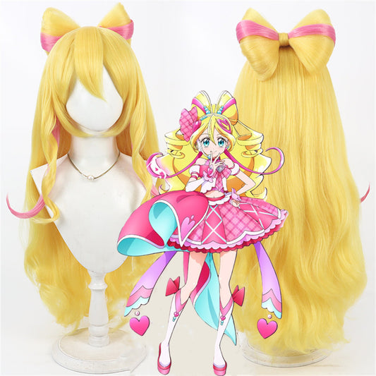 【In Stock】Anime Kimi to Idol Pretty Cure キミとアイドルプリキュア Cosplay Sakura Uta さくら うた Cure Idol キュアアイドル Cosplay Wig
