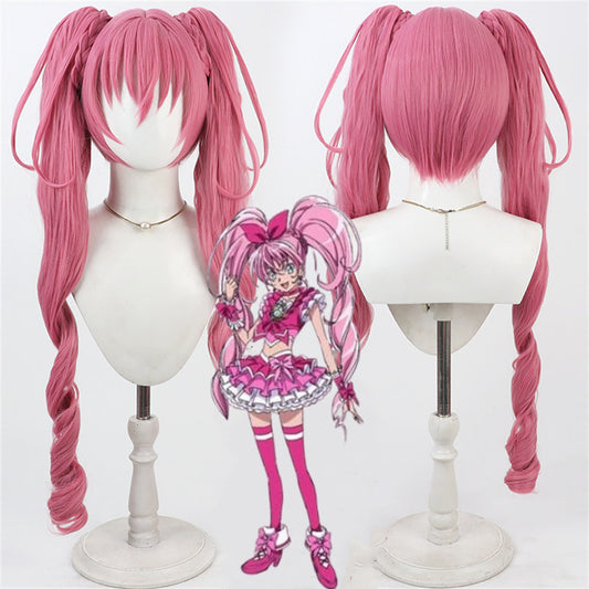 【In Stock】Anime Suite Pretty Cure スイートプリキュア Cosplay ほうじょう ひびき Hojo Hibiki Cure Melody キュアメロディ Cosplay Wig