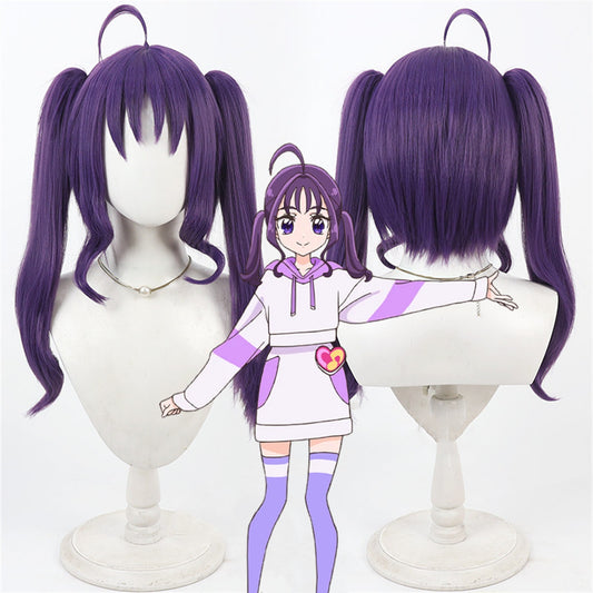 【In Stock】Anime Kimi to Idol Pretty Cure キミとアイドルプリキュア Cosplay こころ Shigure Kokoro Cure Kyun-Kyun キュアキュンキュンCosplay Wig