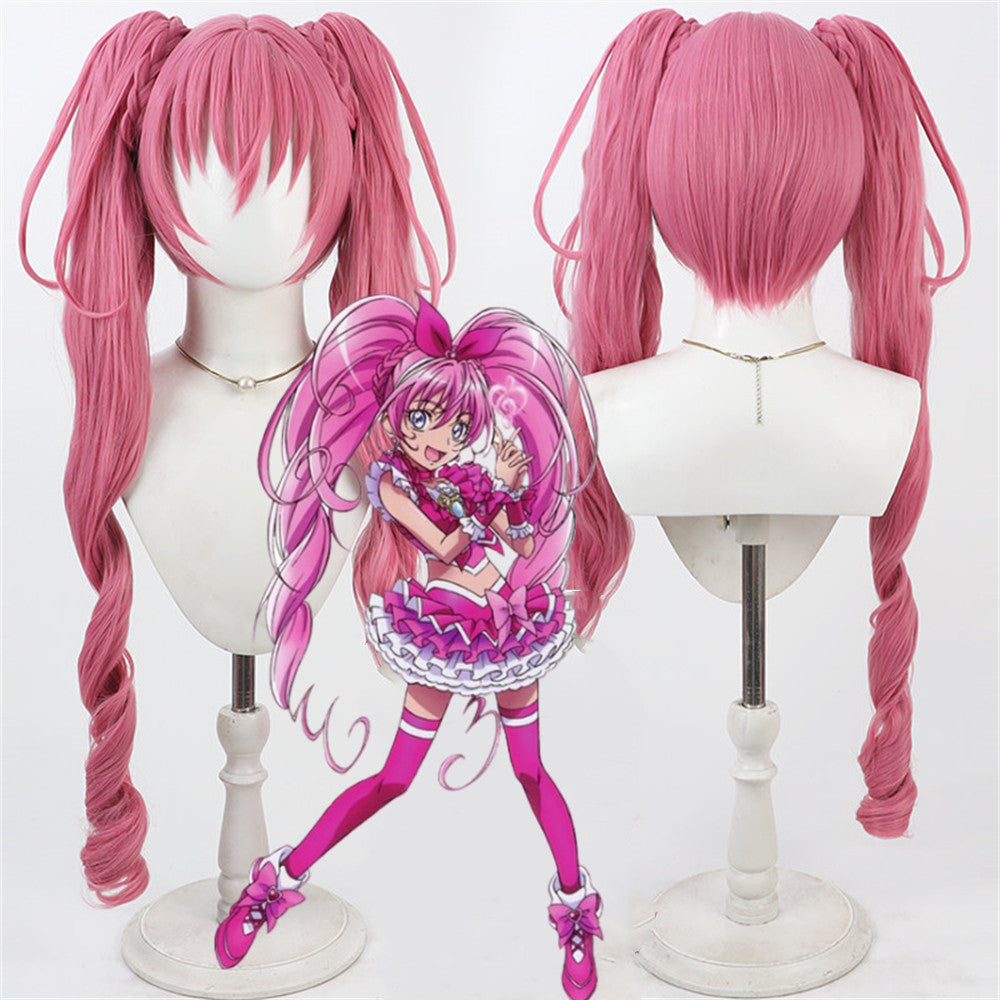 【In Stock】Anime Suite Pretty Cure スイートプリキュア Cosplay ほうじょう ひびき Hojo Hibiki Cure Melody キュアメロディ Cosplay Wig
