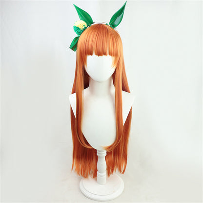 【In Stock】Game Umamusume:Pretty Derby Cosplay Silence Suzuka Cosplay Wig With Hair Access and Tail