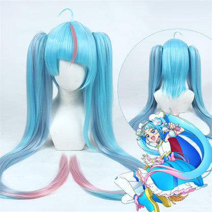 【In Stock】Anime Hirogaru Sky! Pretty Cure ひろがるスカイ！プリキュア Cosplay ソラ・ハレワタール Sora Harewataru キュアスカイ Cure Sky Cosplay Wig